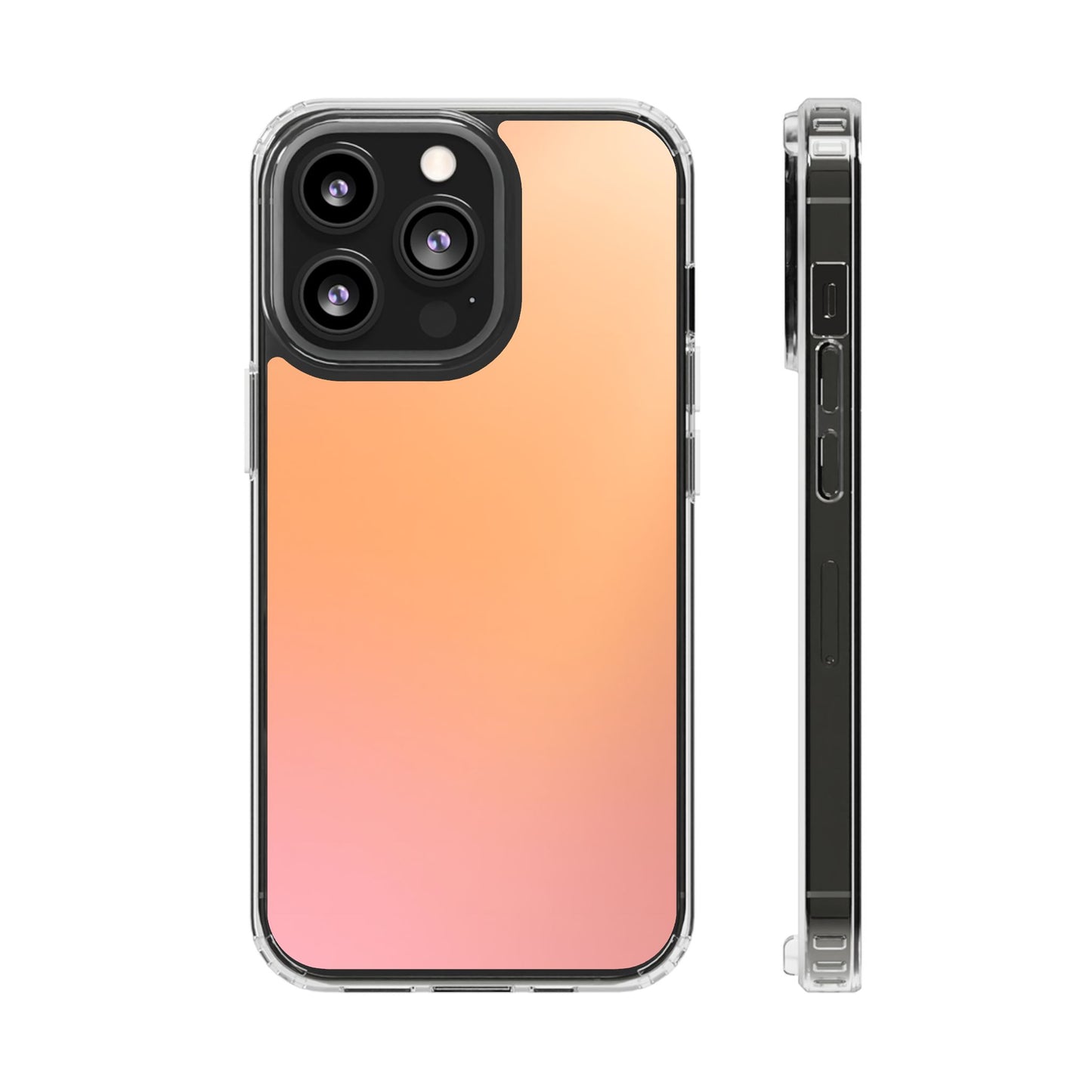 Sunset Aura Clear Case - MagSafe Compatible Warm Gradient Cover
