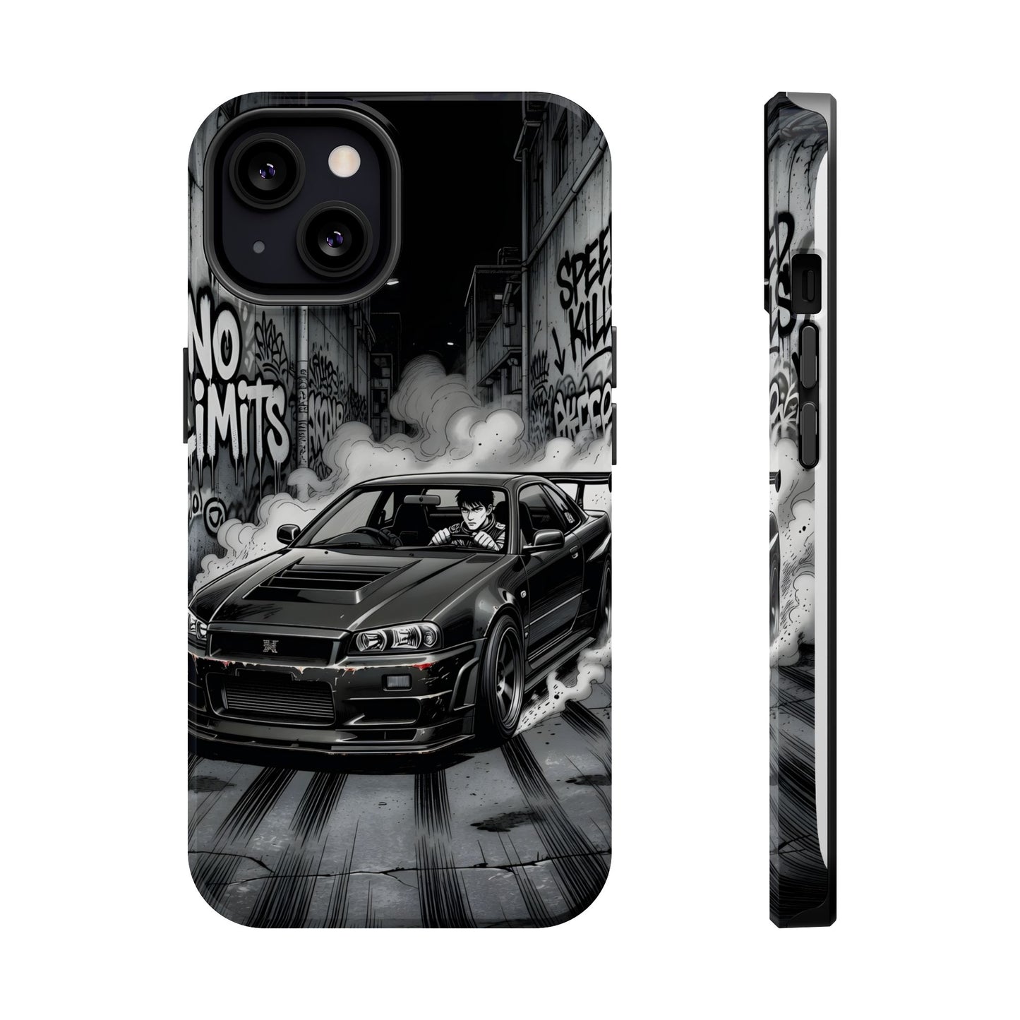 No Limits JDM Manga Skyline Magnetic Case