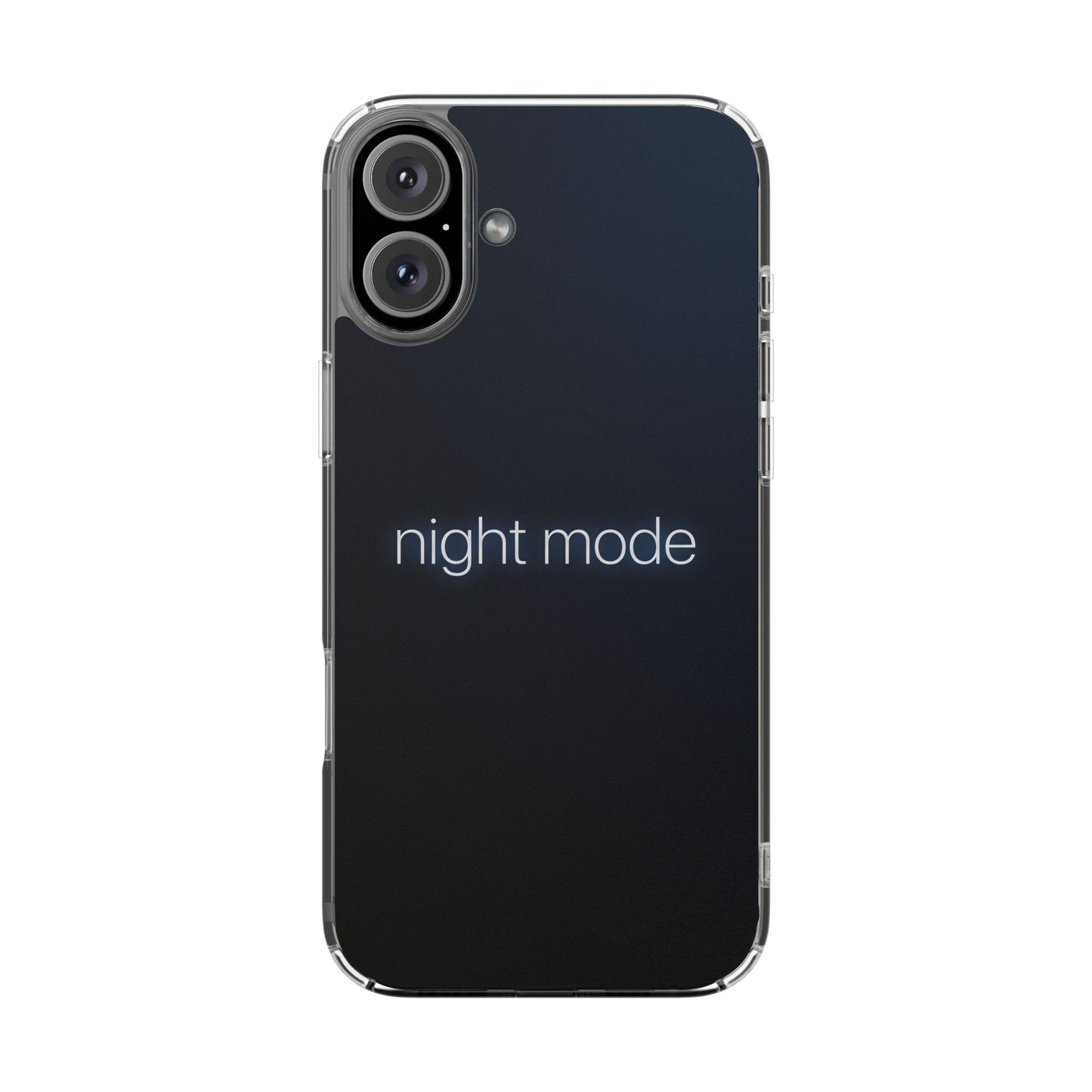 Night Mode Clear Case - MagSafe Compatible Dark Aesthetic Cover