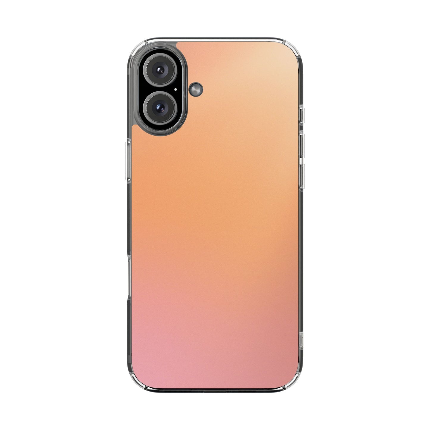Sunset Aura Clear Case - MagSafe Compatible Warm Gradient Cover