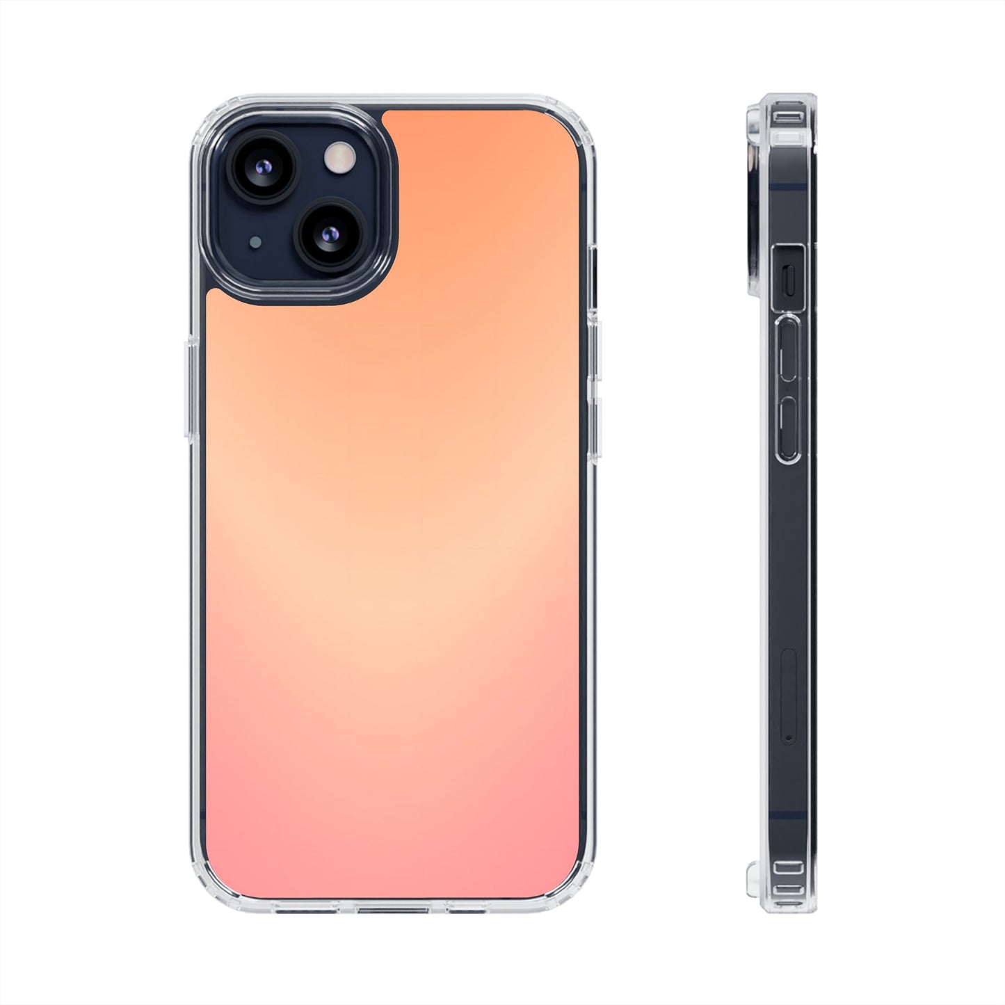 Golden Hour Aura Clear Case - MagSafe Compatible Sunset Gradient Cover
