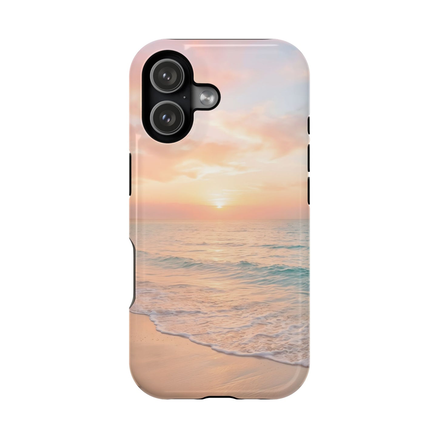Serene Sunset Beach Magnetic Impact Case