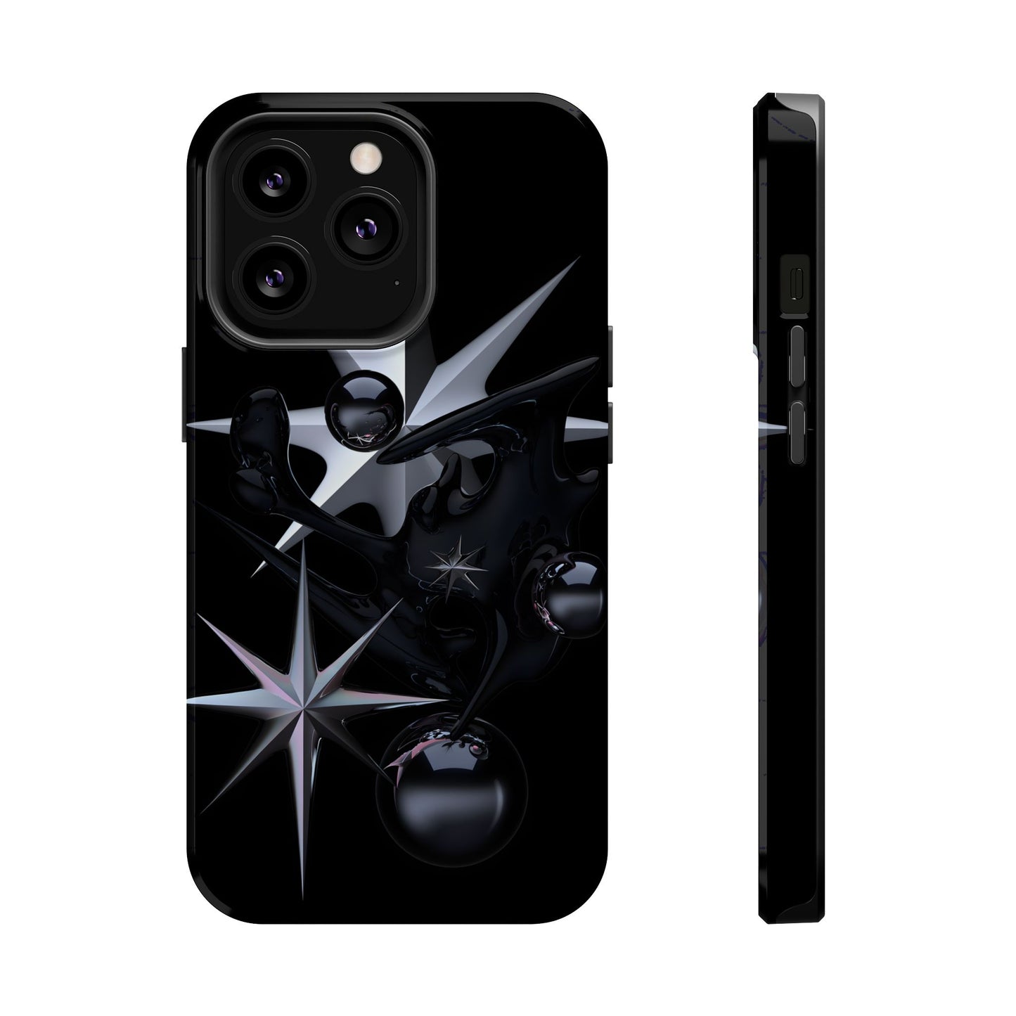 Cyber Star Liquid Metal Magnetic Tough Case