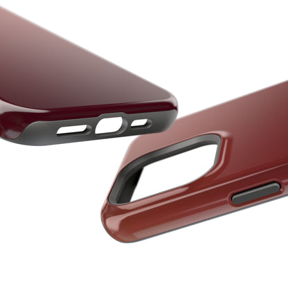 Black Cherry Ombre: Deep Burgundy Gradient MagSafe Case