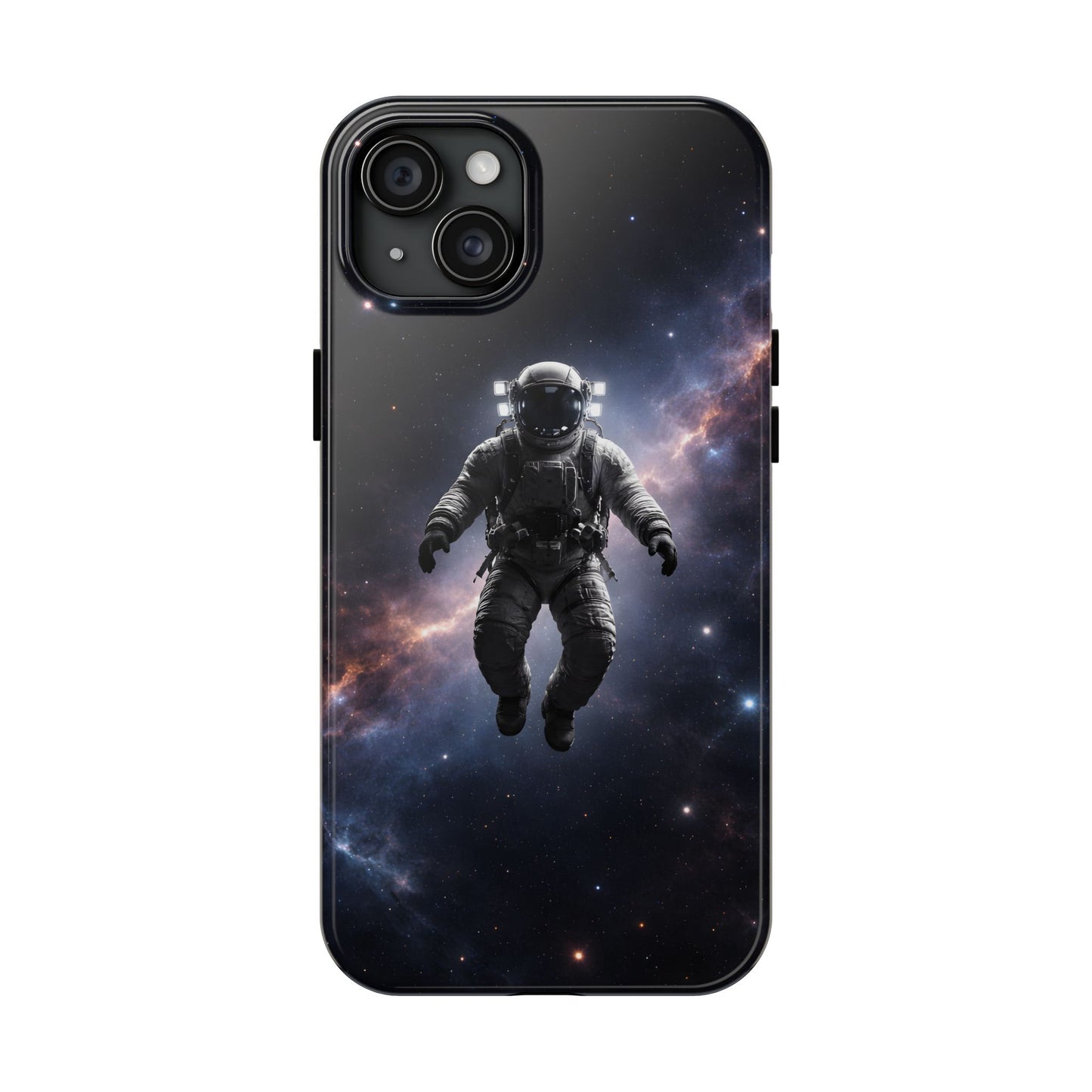Deep Space Nebula Astronaut Tough Case - Realistic Galactic Cover for iPhone & Samsung