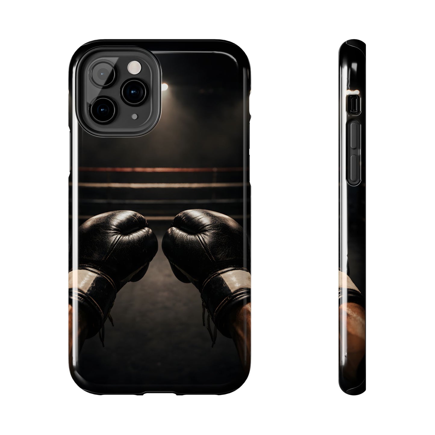 Boxing Gloves Ring POV Tough Case - Cinematic Combat Sports Cover for iPhone & Samsung