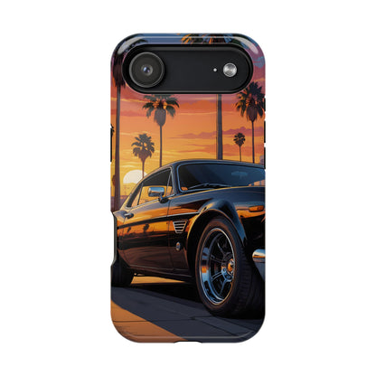 Pacific Cruiser: Cinematic Muscle Car Sunset MagSafe Case
