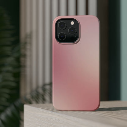 Elegant Rose Gold Gradient Magnetic Case