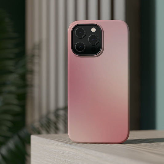 Elegant Rose Gold Gradient Magnetic Case