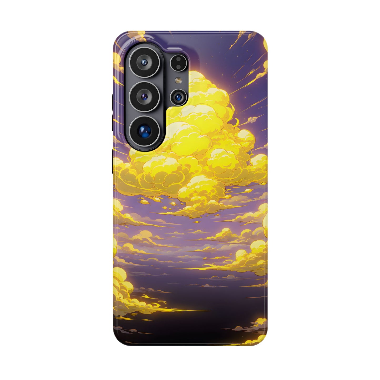 Golden Hour Anime Sky: Glowing Cloudscape MagSafe Case