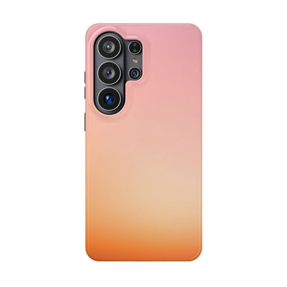 Pink to Orange Sunset Gradient Magnetic Impact Case