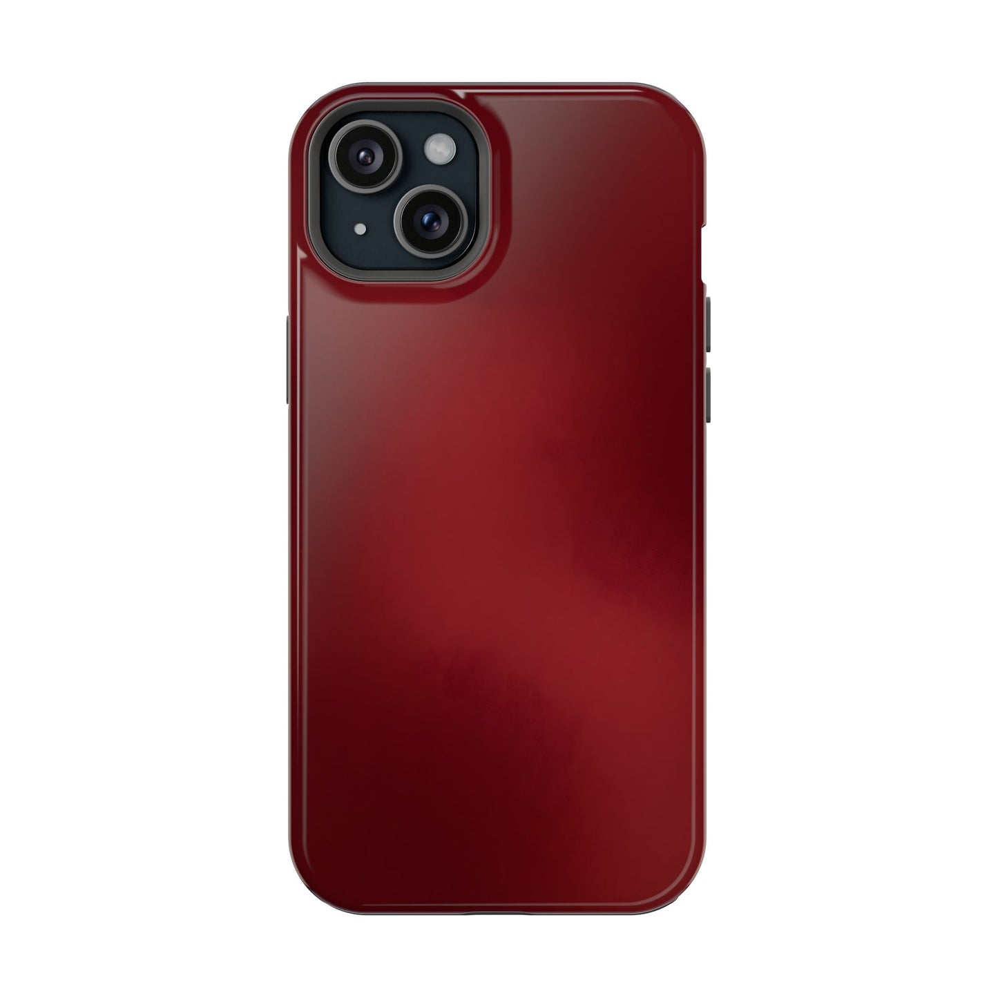 Deep Crimson Gradient Magnetic Impact Case