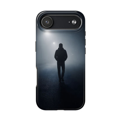 Foggy Night Silhouette Tough Case - Urban Mystery Cover for iPhone & Samsung