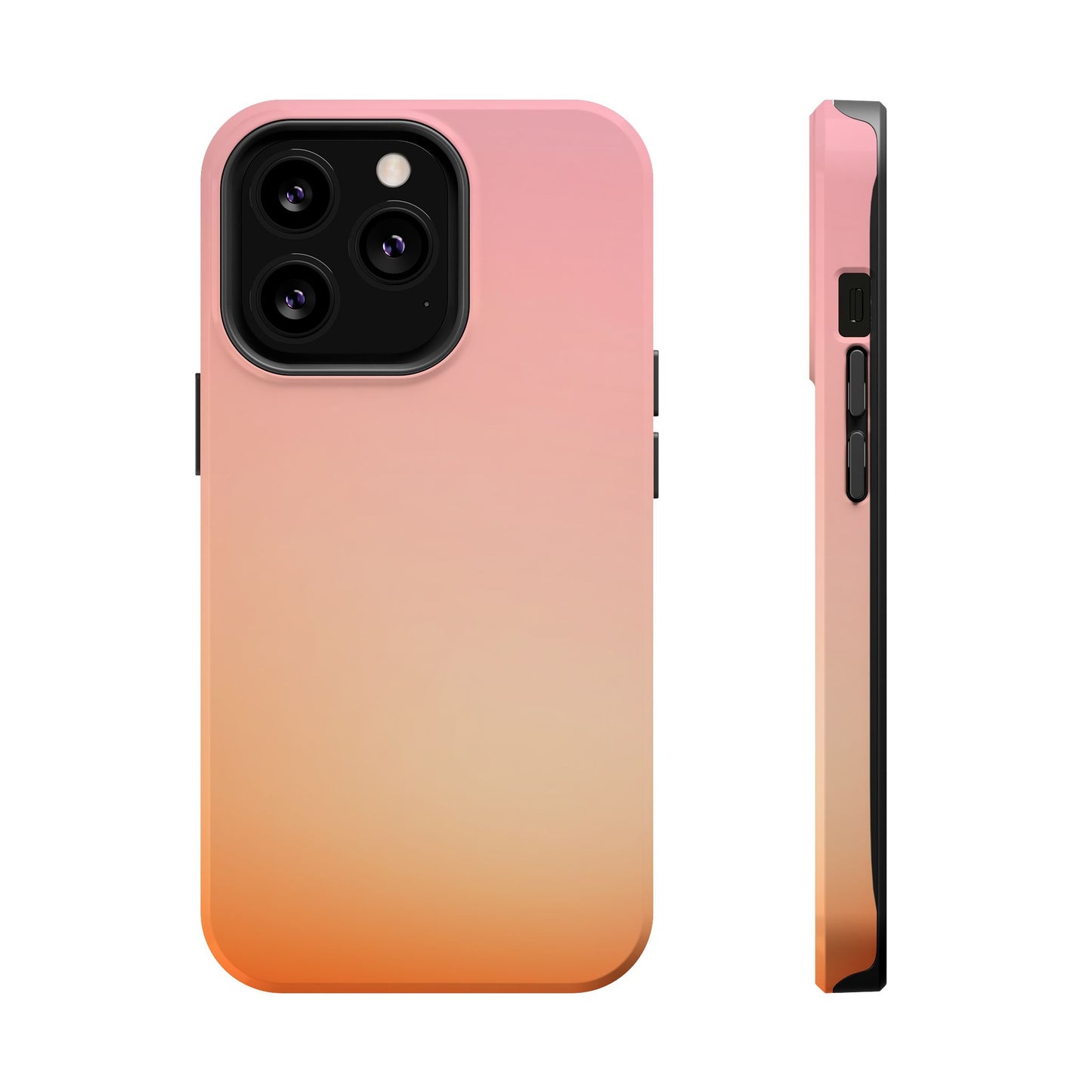 Pink to Orange Sunset Gradient Magnetic Impact Case