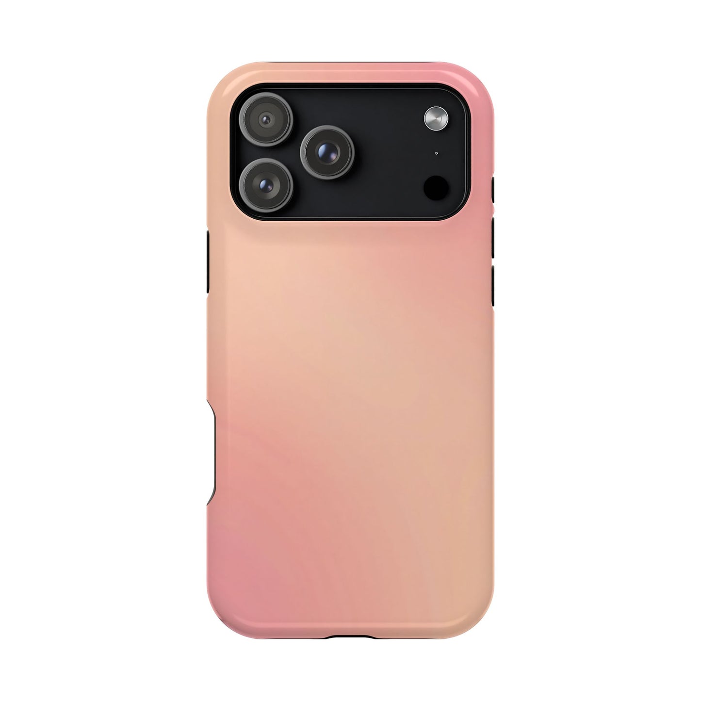 Soft Peach to Blush Gradient Magnetic Case
