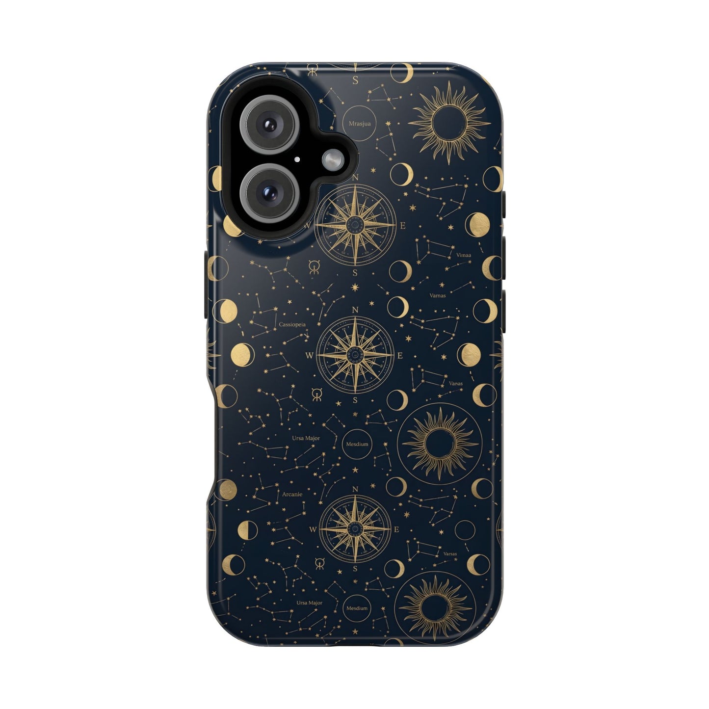 Solar Navigator Antique Gold Celestial Magnetic Case