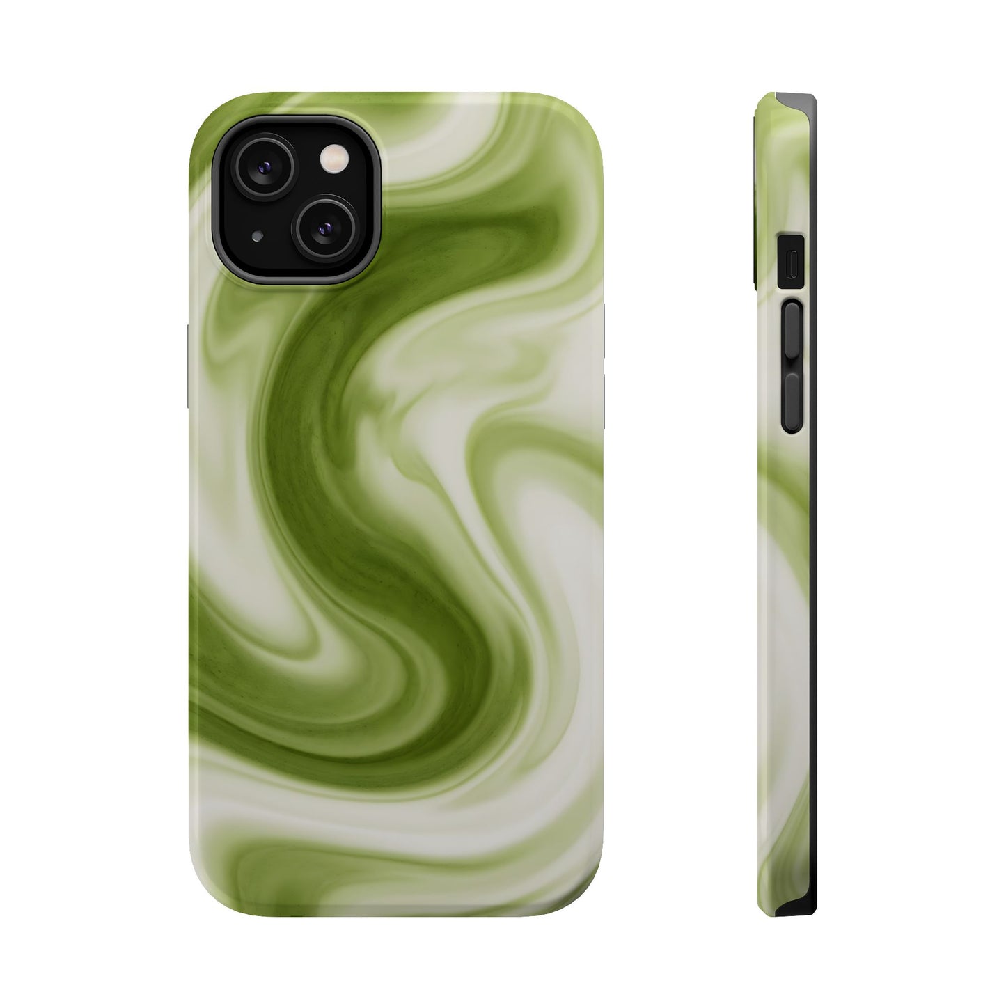 Green Marble Magnetic Impact-Resistant Phone Case