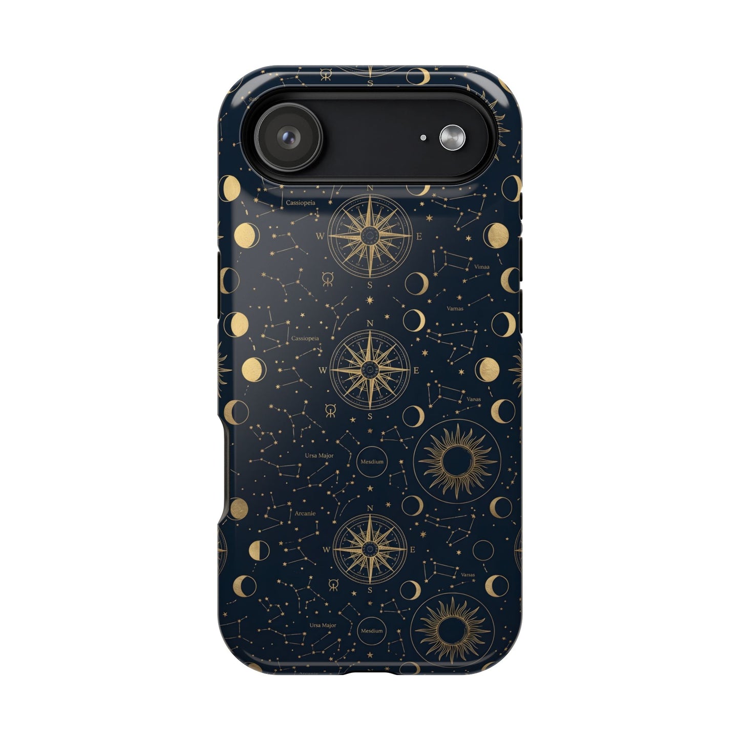 Solar Navigator Antique Gold Celestial Magnetic Case