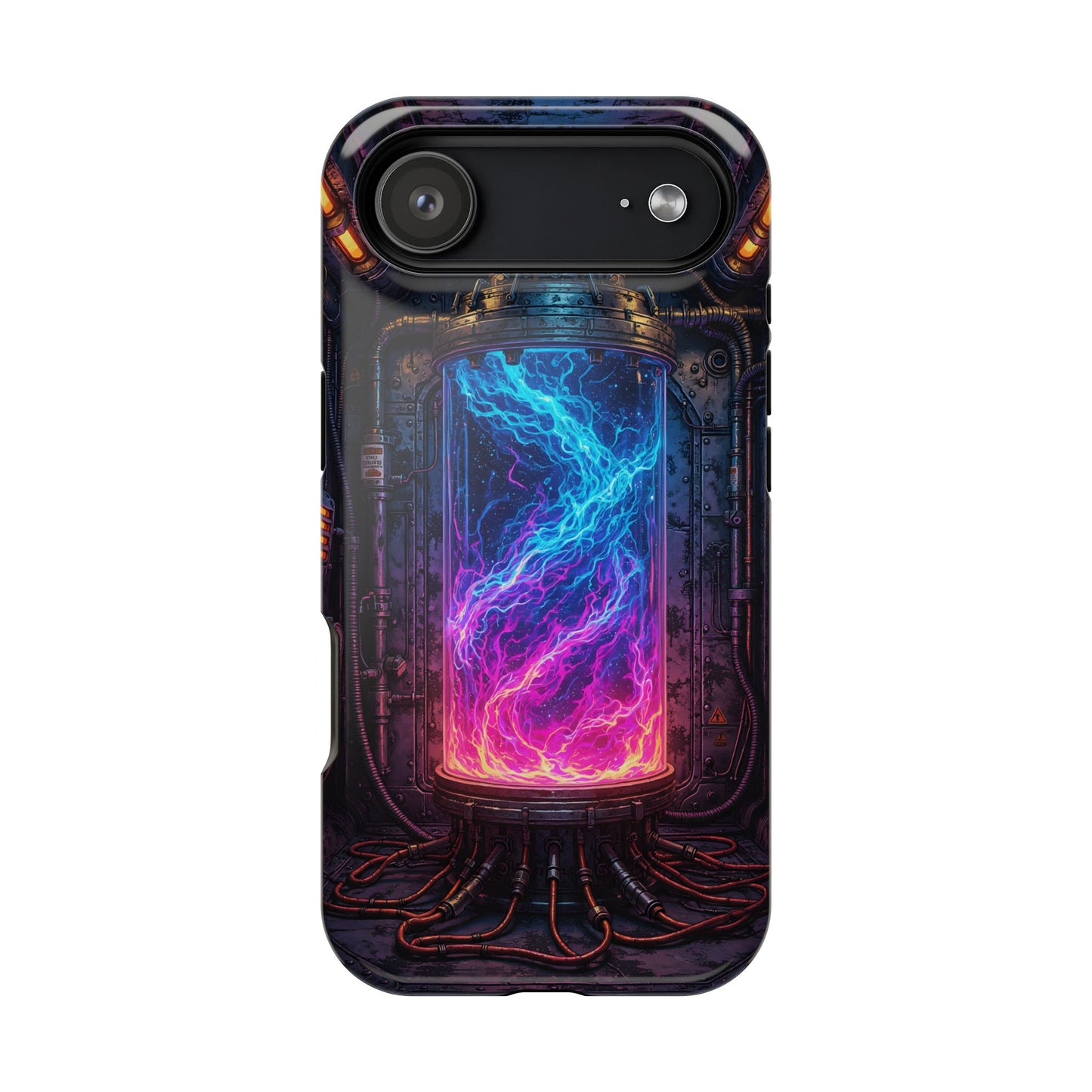 Neon Reactor: Cyberpunk Energy Core MagSafe Case