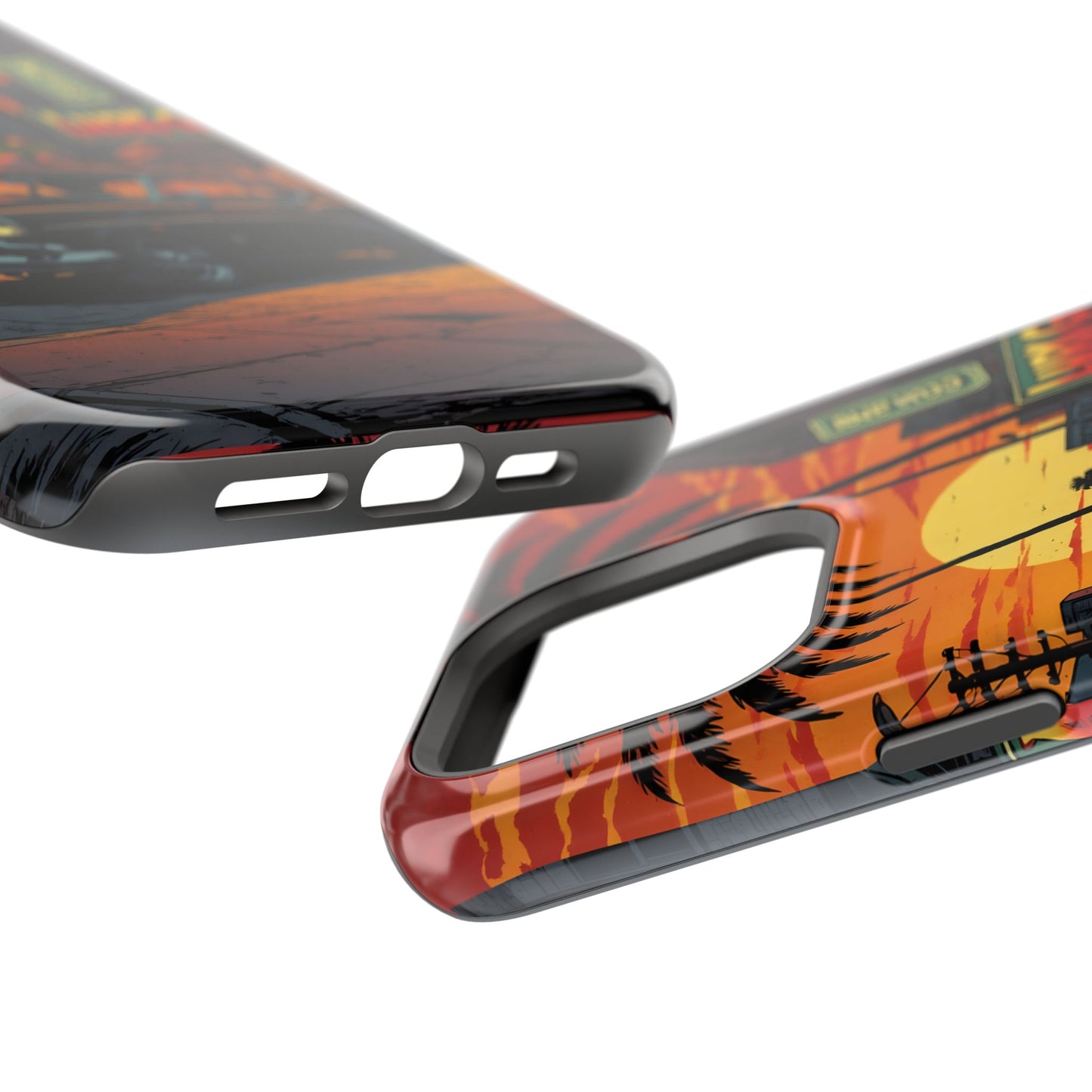 West Coast Cruiser: Retro Sunset Graphic Novel MagSafe Case