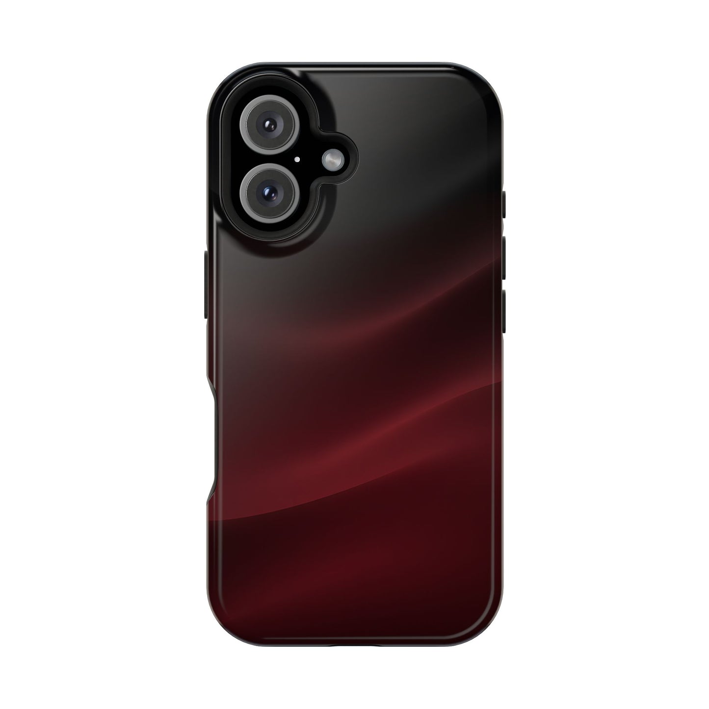 Sleek Burgundy Flow Magnetic Impact Case