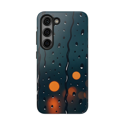 Rainy City Night Tough Case - Moody Urban Aesthetic Phone Cover