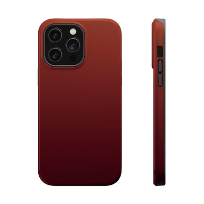 Black Cherry Ombre: Deep Burgundy Gradient MagSafe Case