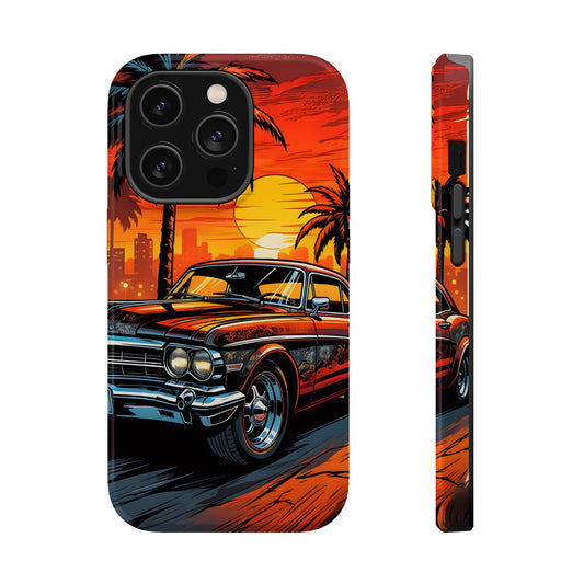Vice City Cruiser: Comic Style Muscle Car MagSafe Case