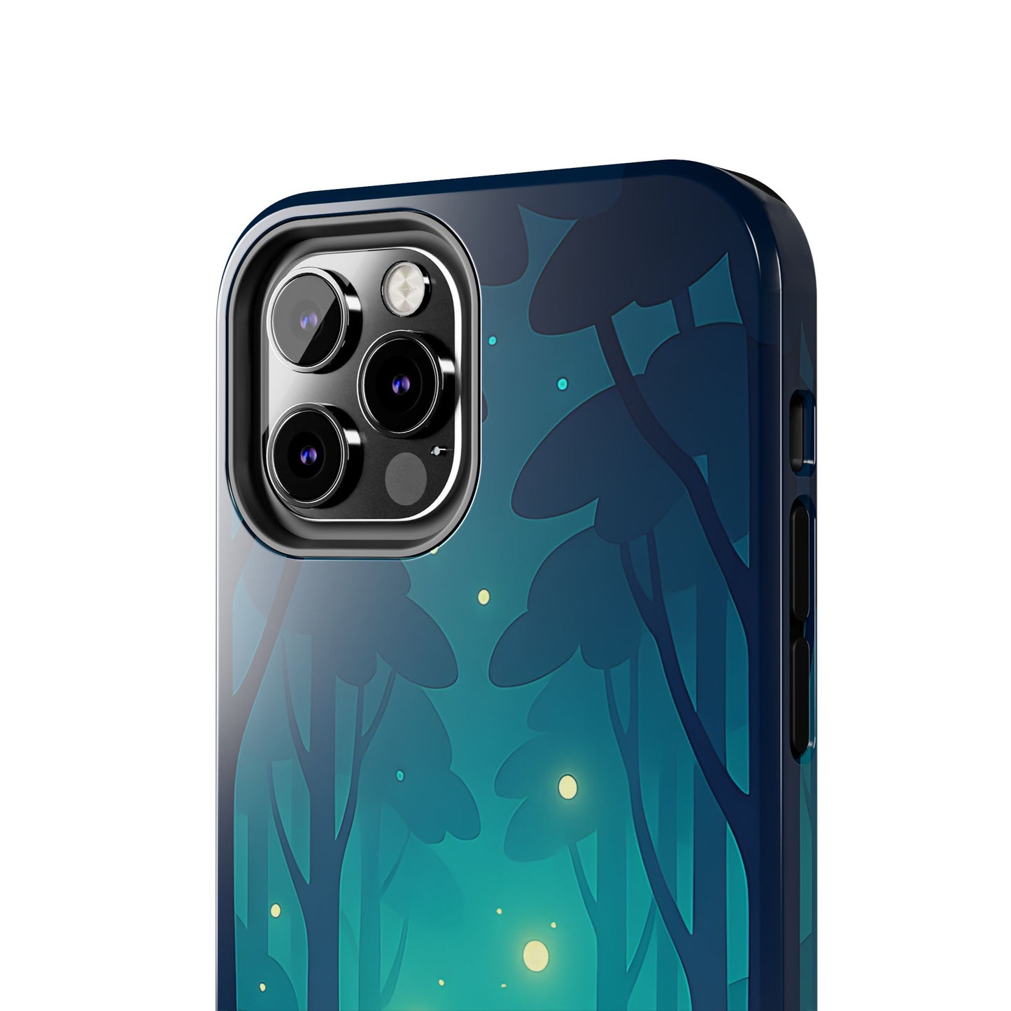 Enchanted Forest Fireflies Case - Mystic Nature Tough Cover for iPhone & Samsung
