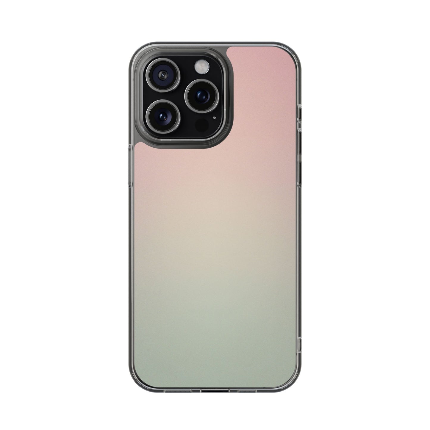 Ethereal Dawn Aura Clear Case - MagSafe Compatible Pastel Gradient