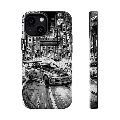 Tokyo Drift Manga Skyline Magnetic Tough Case