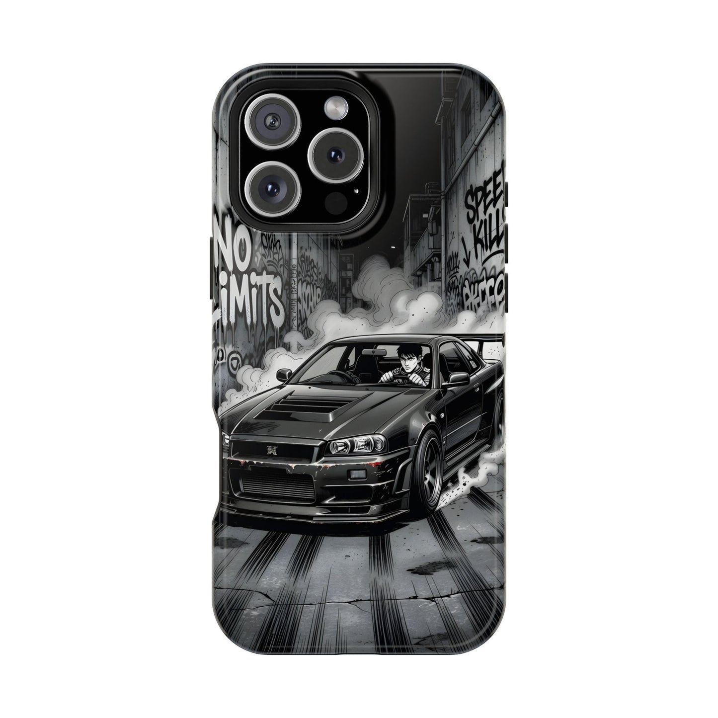 No Limits JDM Manga Skyline Magnetic Case