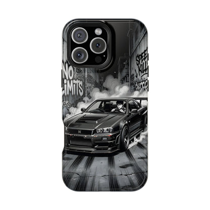 No Limits JDM Manga Skyline Magnetic Case