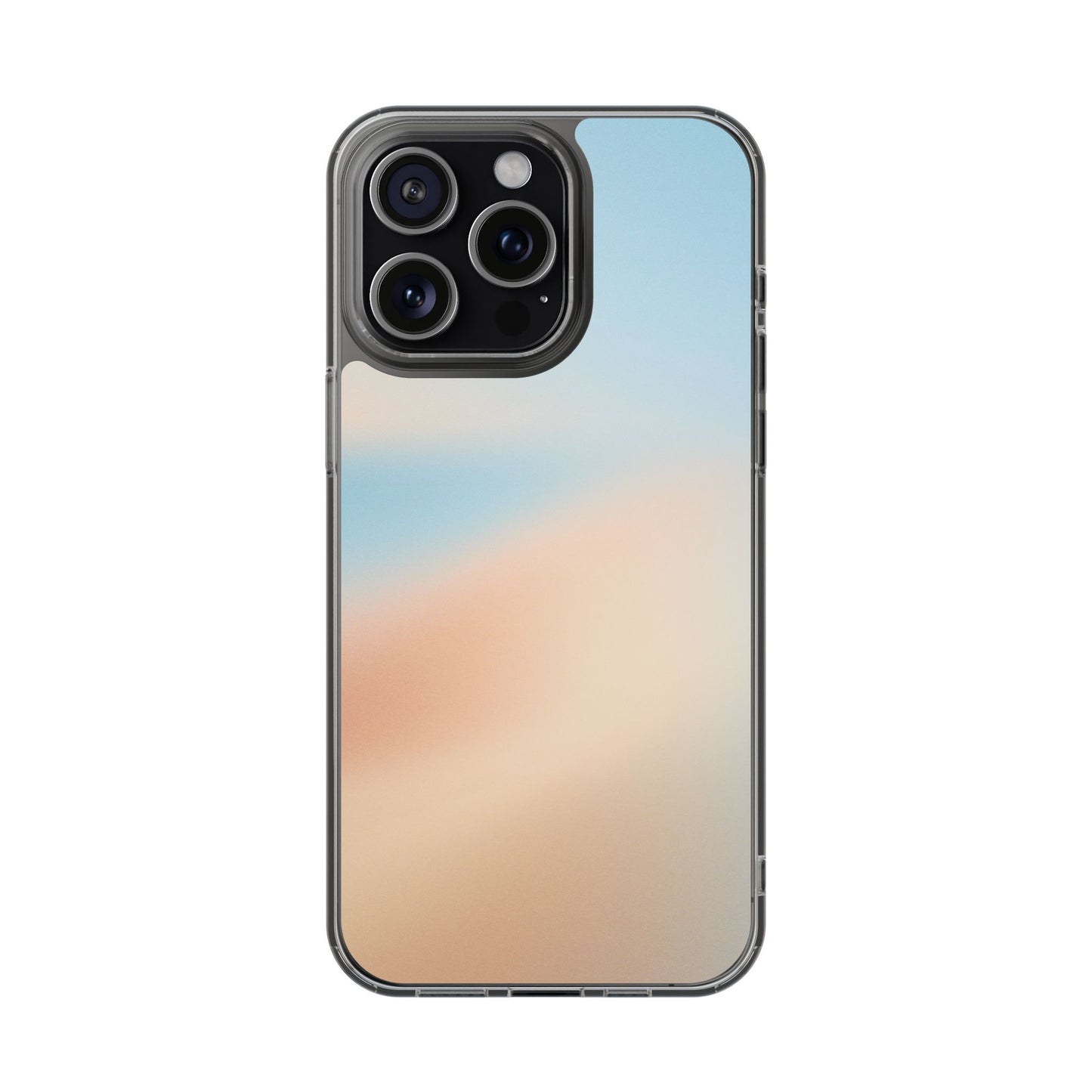 Coastal Dawn Aura Clear Case - Premium Minimalist Gradient Cover