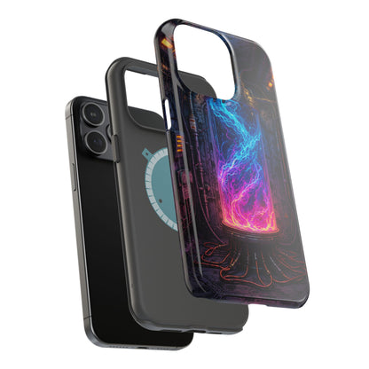 Neon Reactor: Cyberpunk Energy Core MagSafe Case