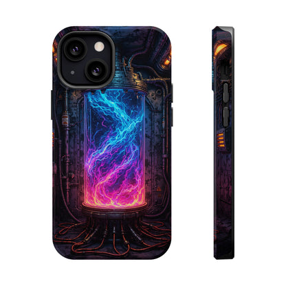 Neon Reactor: Cyberpunk Energy Core MagSafe Case
