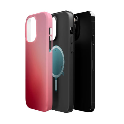Hot Pink to Crimson Gradient Magnetic Case