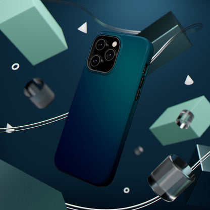 Deep Teal to Midnight Gradient Magnetic Impact Case