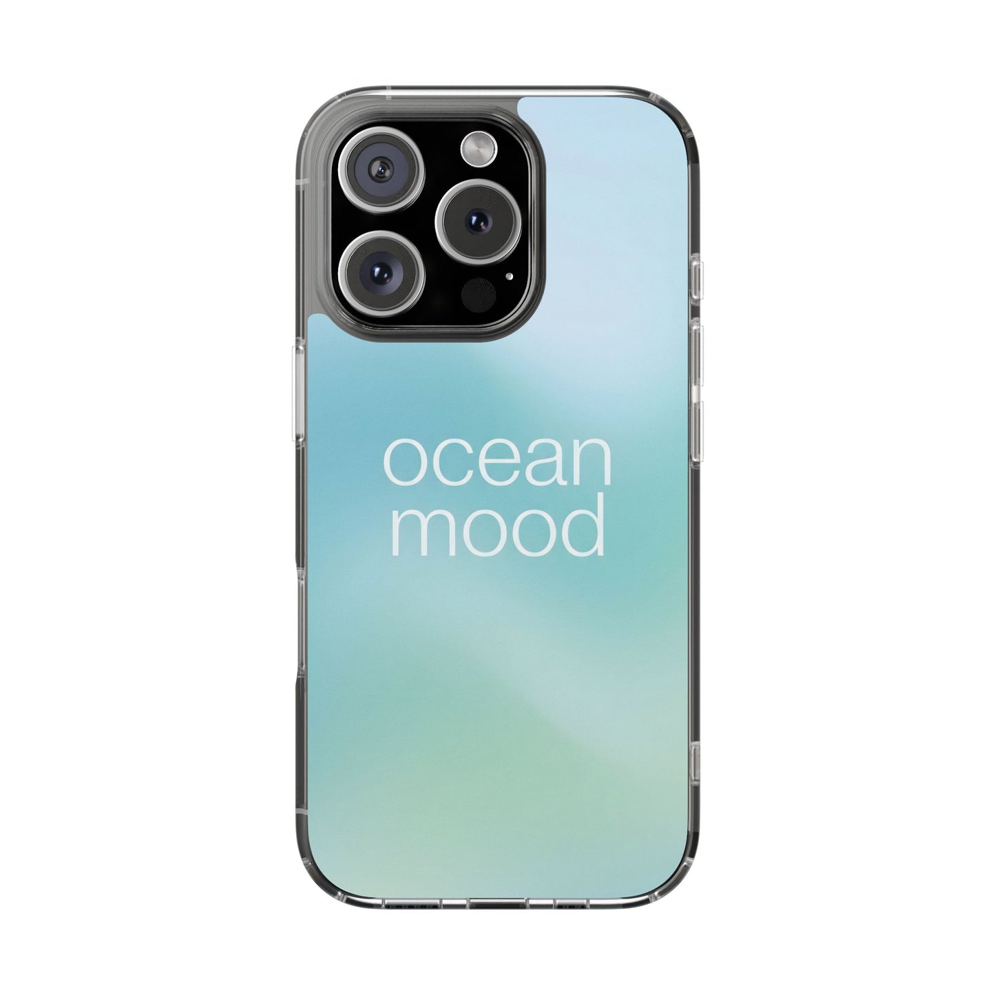 Ocean Mood Clear Case - MagSafe Compatible Coastal Gradient Cover