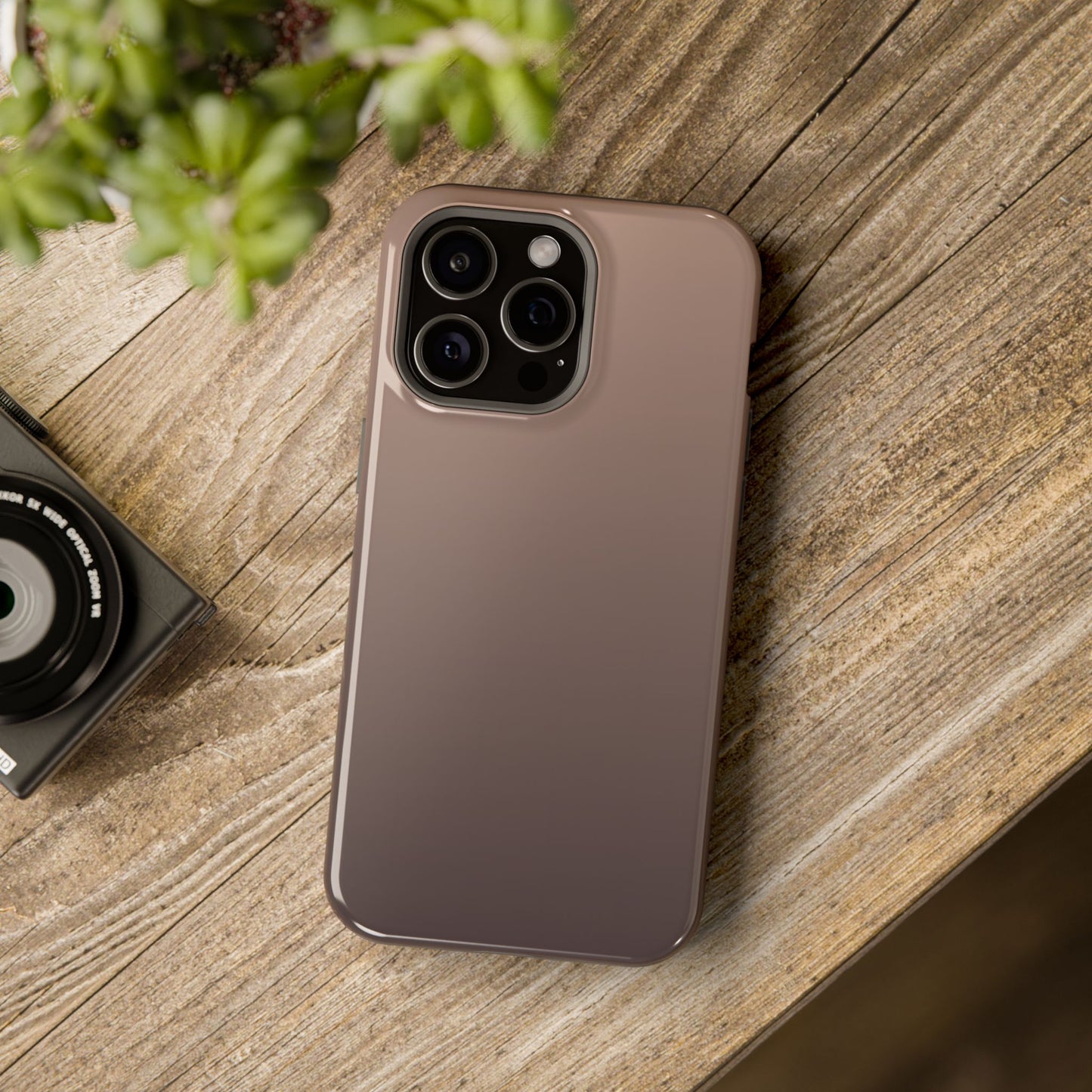 Mocha Ombre: Minimalist Espresso Gradient MagSafe Case