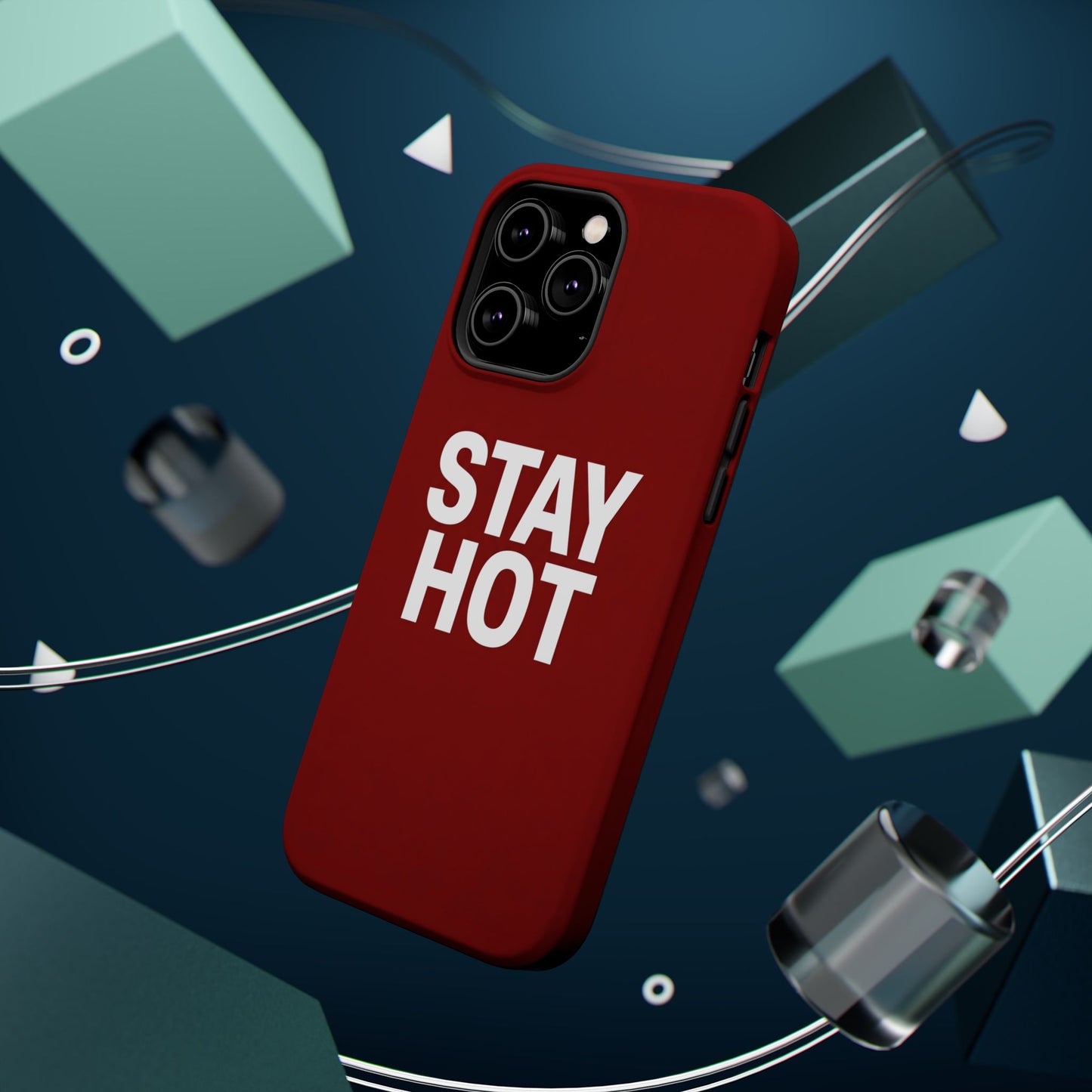 Stay Hot Bold Typography Magnetic Impact Case