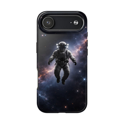 Deep Space Nebula Astronaut Tough Case - Realistic Galactic Cover for iPhone & Samsung