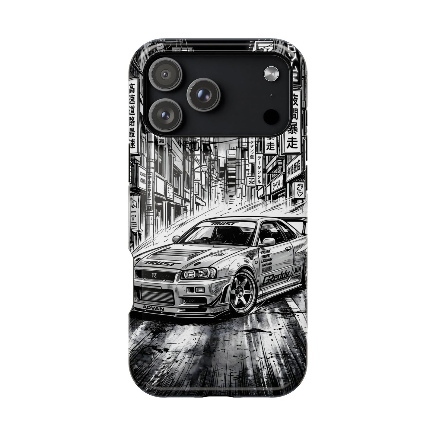 JDM Skyline Tokyo Drift Magnetic Impact Case