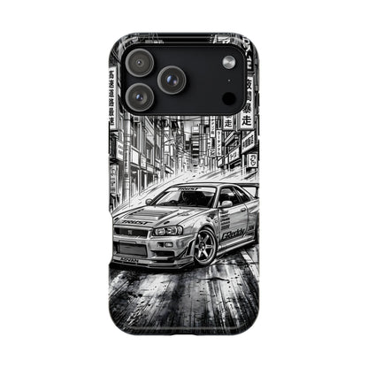 JDM Skyline Tokyo Drift Magnetic Impact Case