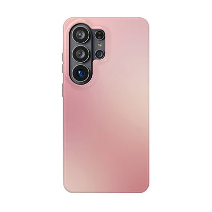 Elegant Rose Gold Gradient Magnetic Case