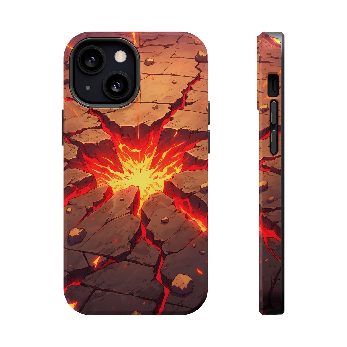 Magma Impact: Epic Shattered Earth MagSafe Case