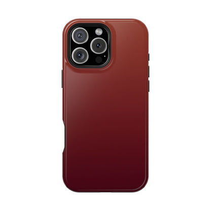 Black Cherry Ombre: Deep Burgundy Gradient MagSafe Case