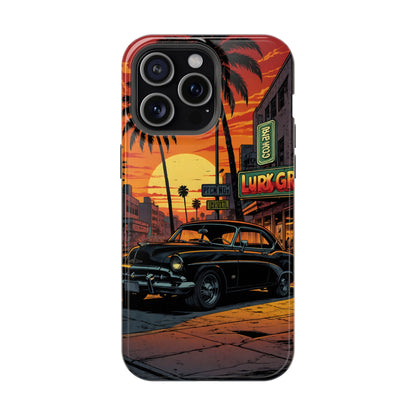 West Coast Cruiser: Retro Sunset Graphic Novel MagSafe Case