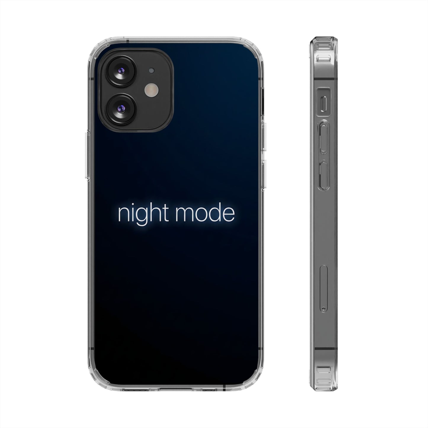 Night Mode Clear Case - MagSafe Compatible Dark Aesthetic Cover