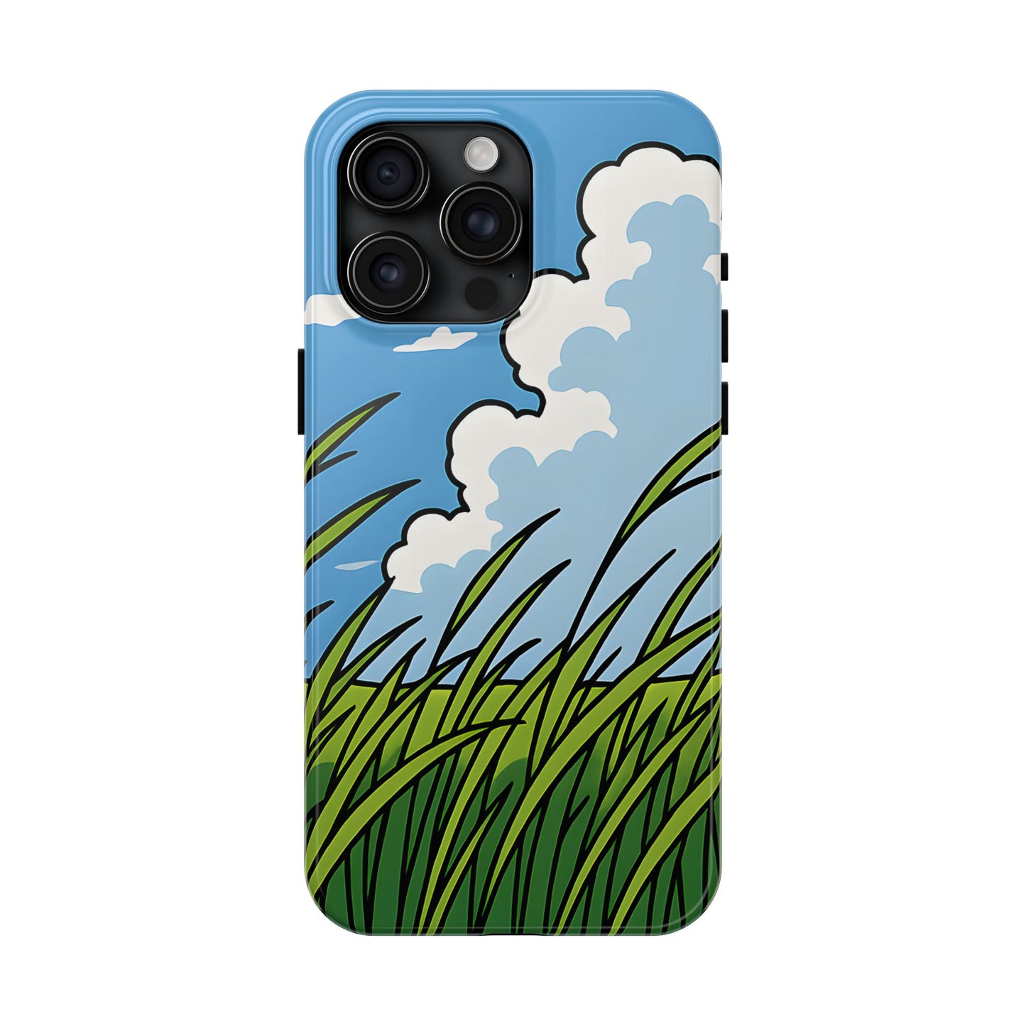Breezy Meadow Tough Case - Blue Sky & Summer Grass Aesthetic Cover